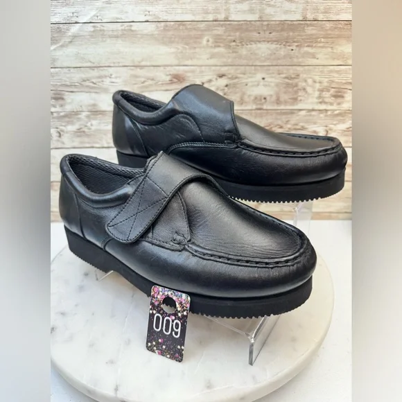 hitchcock | Shoes | Hitchcock Wide Shoes Men Black Leather  display picture 1